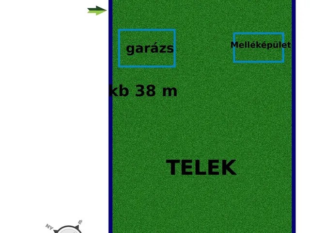 Eladó telek Érd 689 nm