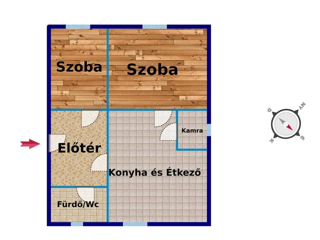 Eladó ház Pusztavacs 66 nm