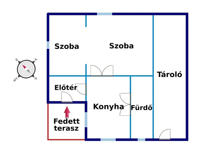Eladó ház Dánszentmiklós 50 nm