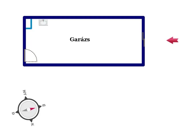 Eladó garázs Kecskemét 25 nm