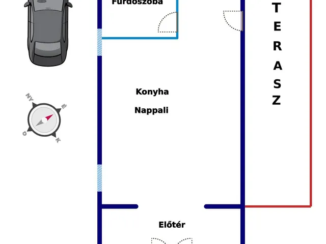 Kiadó lakás Kecskemét 30 nm