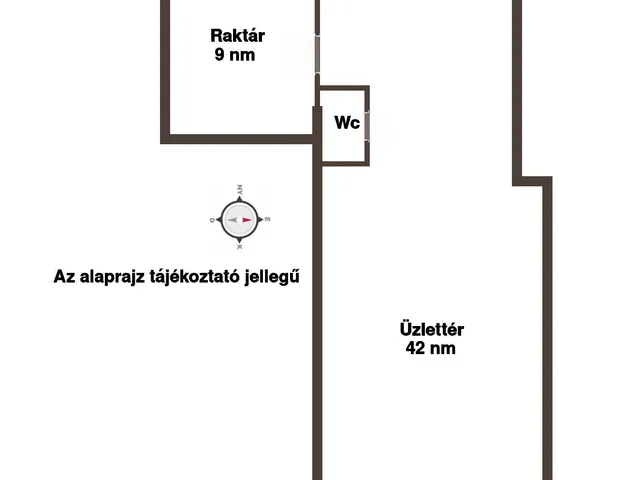 Kiadó kereskedelmi és ipari ingatlan Budapest XIII. kerület 51 nm