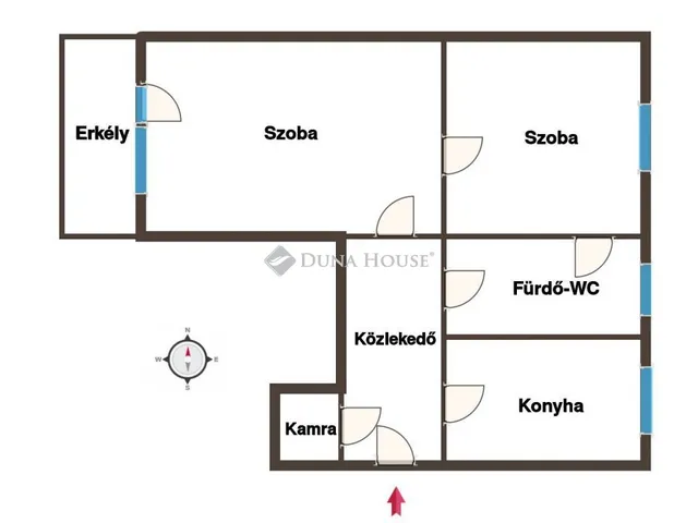 Kiadó lakás Kaposvár 55 nm
