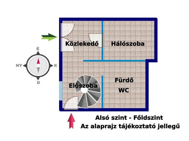 Eladó lakás Budapest V. kerület 17 nm