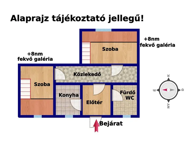 Eladó lakás Budapest VIII. kerület 68 nm