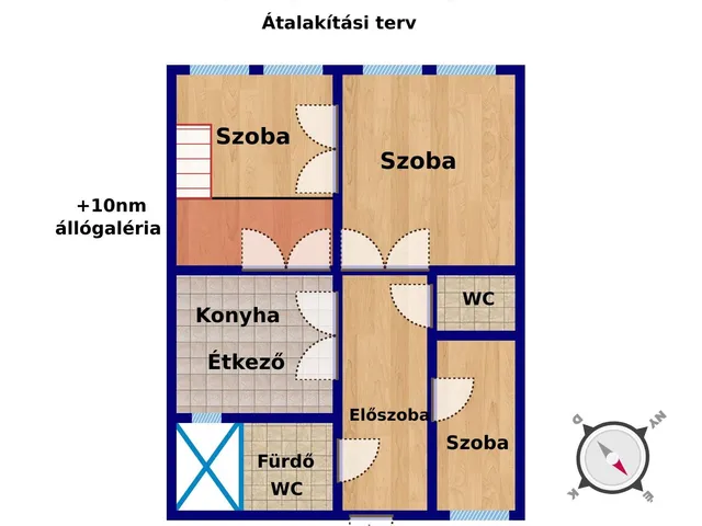 Eladó lakás Budapest VI. kerület 82 nm