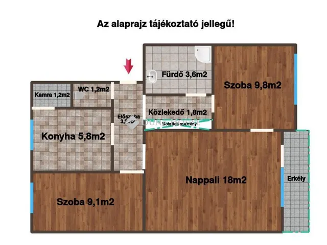Eladó lakás Dombóvár 58 nm