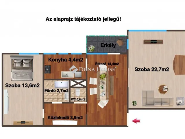 Eladó lakás Dombóvár 64 nm