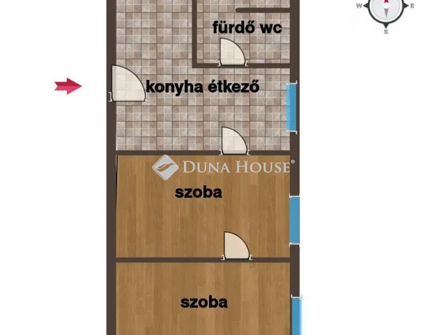 Eladó lakás Dombóvár, Vasút sor 58 nm