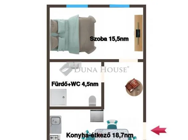 Eladó ház Egyházaskozár 40 nm
