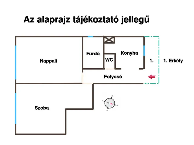 Eladó lakás Budapest XX. kerület, Pesterzsébet, Kossuth Lajos  52 nm