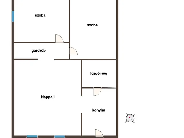 Eladó lakás Budapest VIII. kerület, Alföldi 52 nm