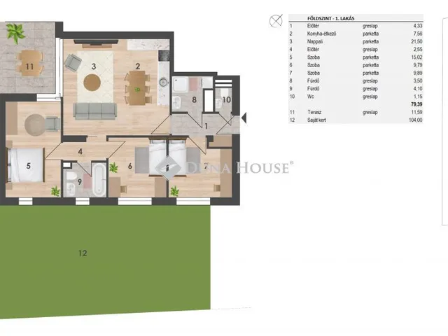 Eladó lakás Budapest XIV. kerület 120 nm