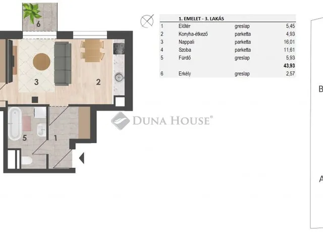 Eladó lakás Budapest XIV. kerület 45 nm