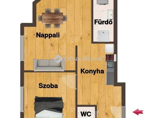 Kiadó lakás Budapest XI. kerület, Tornavár utca 44 nm