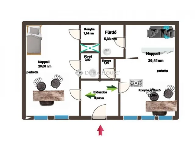 Eladó lakás Budapest V. kerület, Szent István körút 79 nm