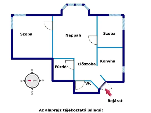 Eladó lakás Budapest III. kerület 67 nm