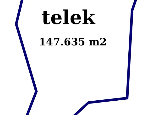 Eladó telek Pálosvörösmart 164444 nm