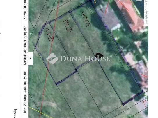 Eladó telek Eger, Mikes Kelemen utca 616 nm
