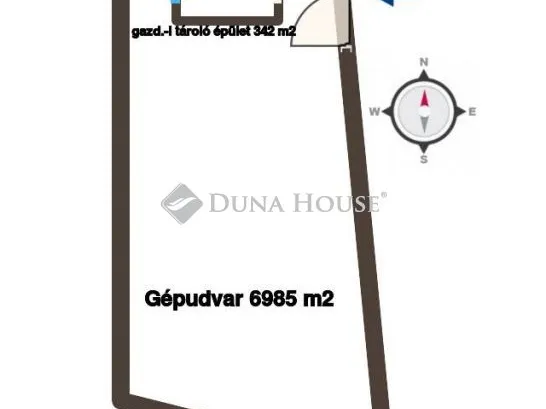 Kiadó kereskedelmi és ipari ingatlan Hatvan, Külterület 342 nm