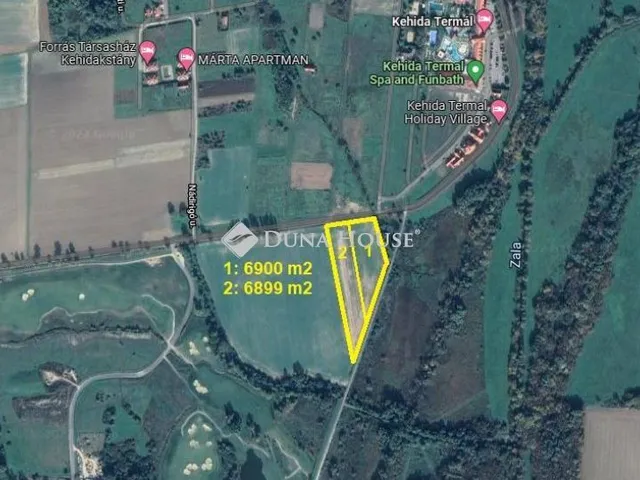 Eladó telek Kehidakustány 13799 nm