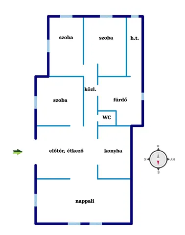 Eladó ház Komárom 130 nm