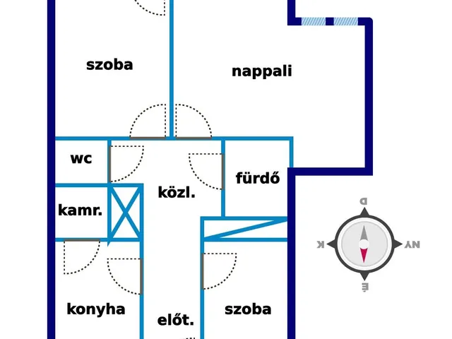 Kiadó lakás Győr 68 nm