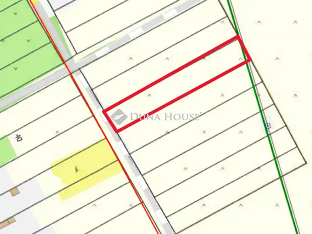 Eladó telek Tápszentmiklós 2207 nm