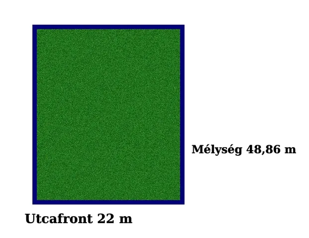 Eladó telek Hajdúsámson 1075 nm