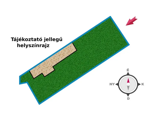 Eladó telek Debrecen 990 nm