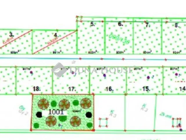 Eladó telek Debrecen 927 nm