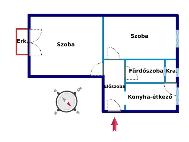 Kiadó lakás Debrecen 51 nm