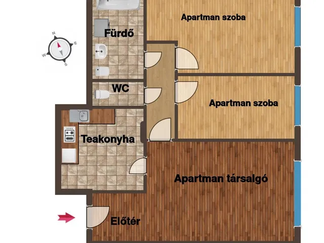 Eladó lakás Budapest XIII. kerület 67 nm