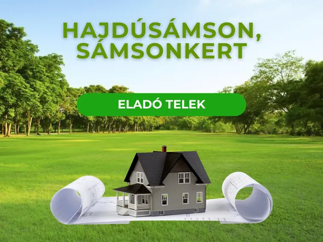 Eladó telek Hajdúsámson 820 nm