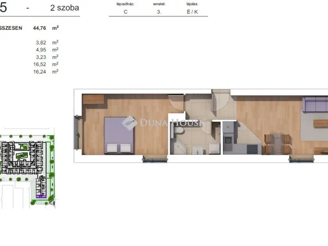 Eladó lakás Budapest XIV. kerület 44 nm