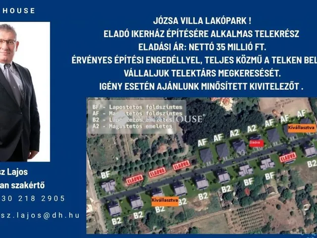 Eladó új építésű lakópark Debrecen 475 nm