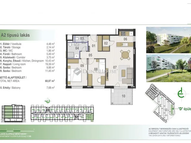 Eladó lakás Debrecen 72 nm