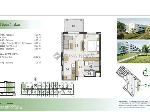 Eladó lakás Debrecen 50 nm