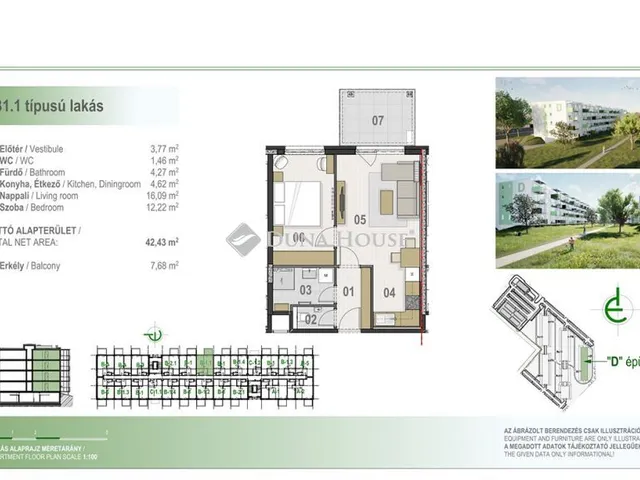 Eladó lakás Debrecen 46 nm