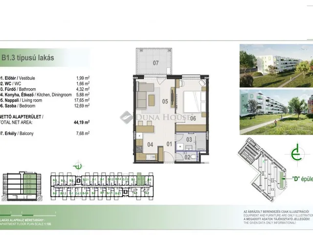 Eladó lakás Debrecen 48 nm