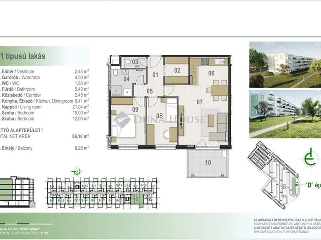 Eladó lakás Debrecen 72 nm