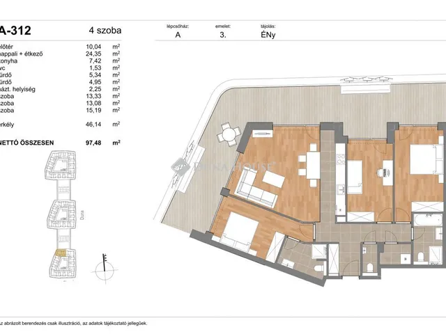 Eladó lakás Budapest XI. kerület 114 nm