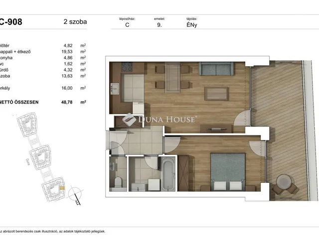 Eladó lakás Budapest XI. kerület 56 nm