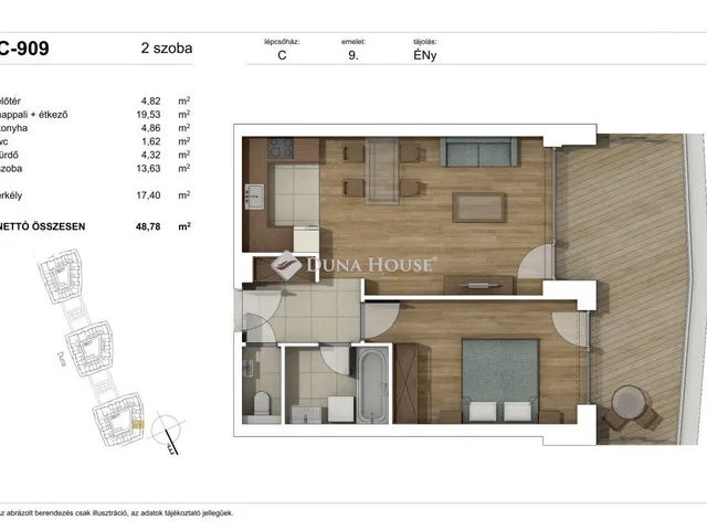 Eladó lakás Budapest XI. kerület 57 nm
