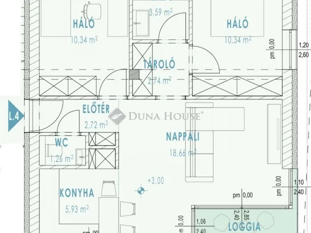 Eladó lakás Debrecen, Vezér utca 58 nm