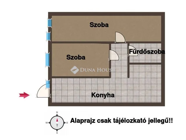 Eladó lakás Budapest V. kerület 53 nm