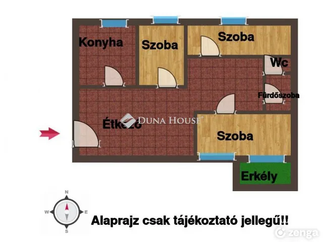 Eladó lakás Budapest XIX. kerület 53 nm