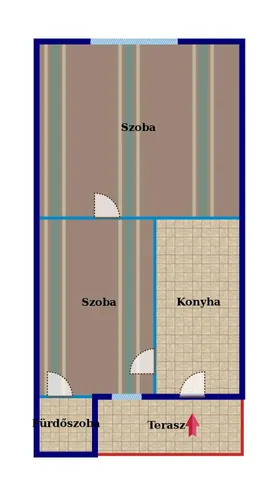 Eladó ház Miskolc, Taksony utca 58 nm