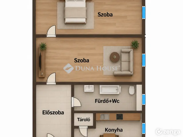 Eladó lakás Kazincbarcika 51 nm