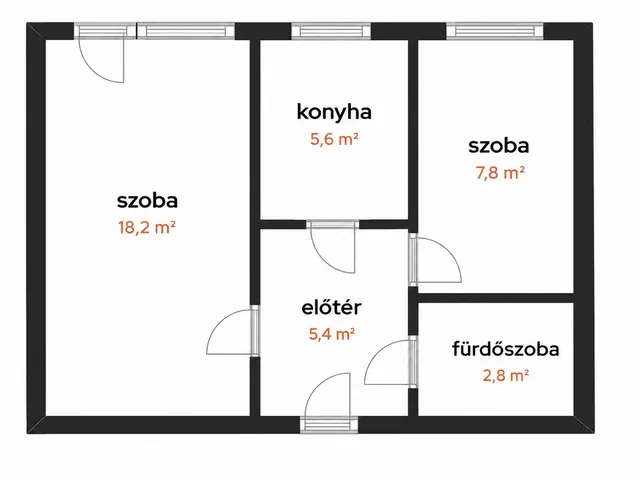 Eladó lakás Gyula, Törökzug 40 nm